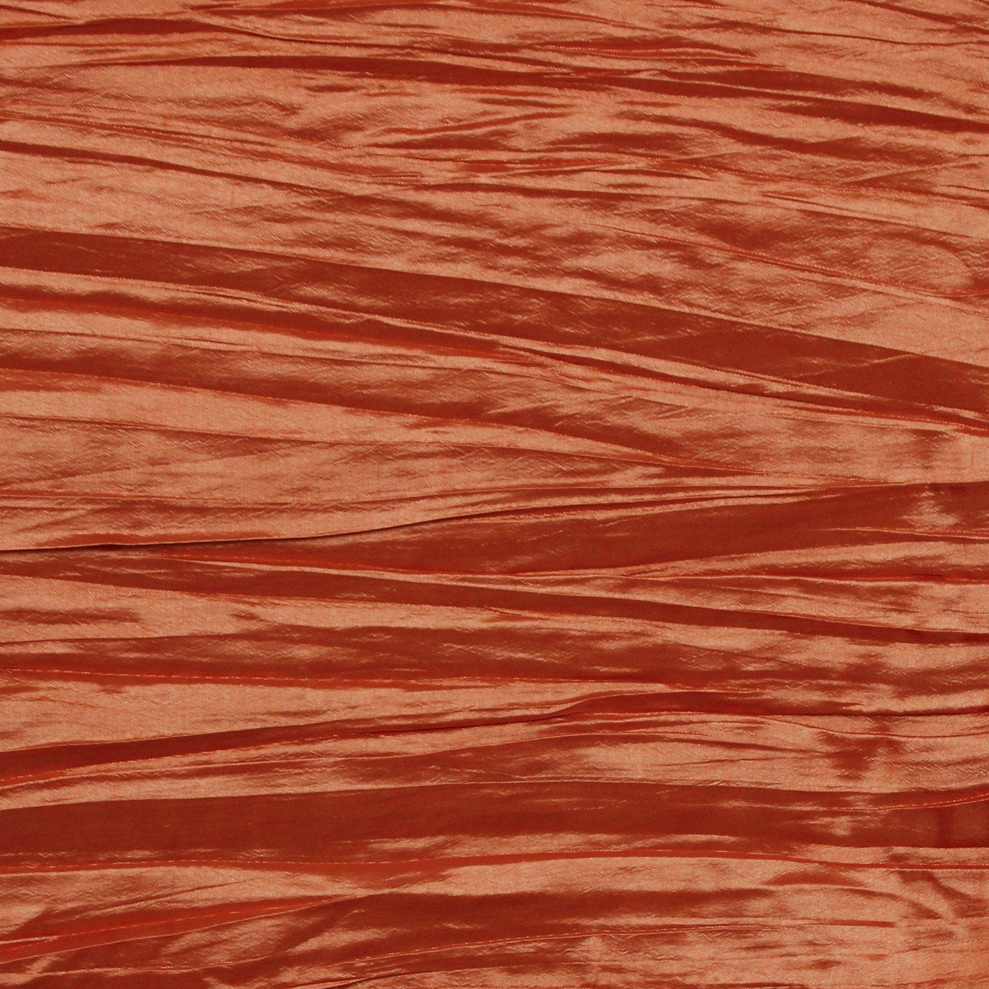 90 x 132 inch Rectangular Crinkle Taffeta Tablecloths Terracotta swatch