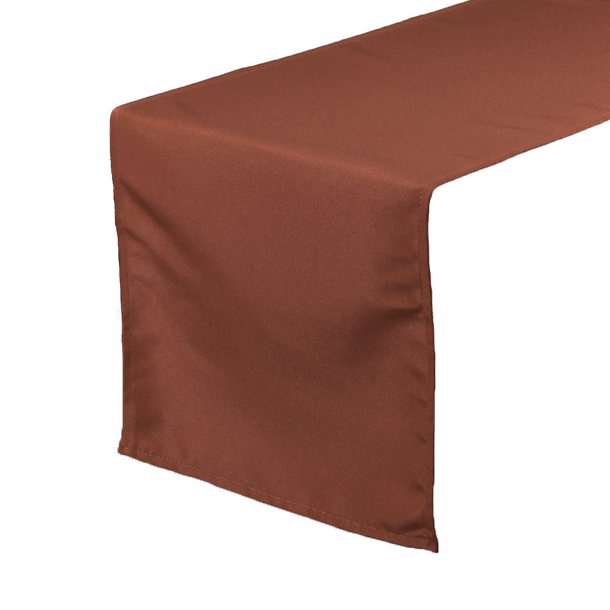 14 x 108 inch Polyester Table Runner Terracotta