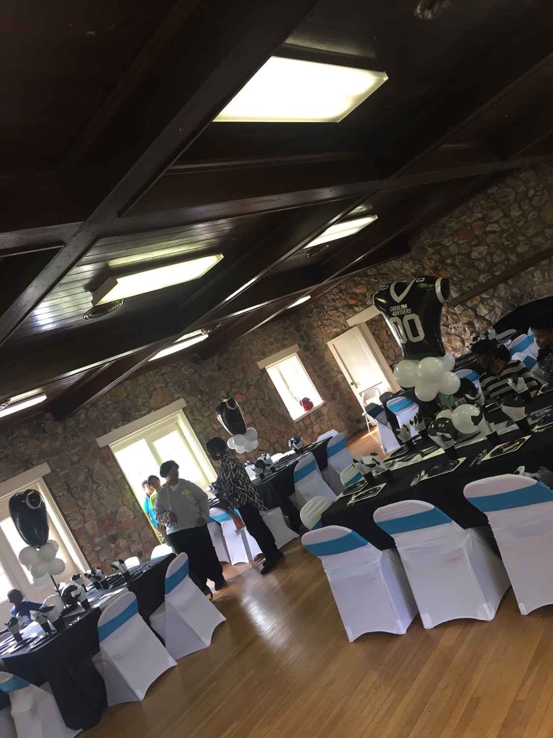 black rectangular tablecloths