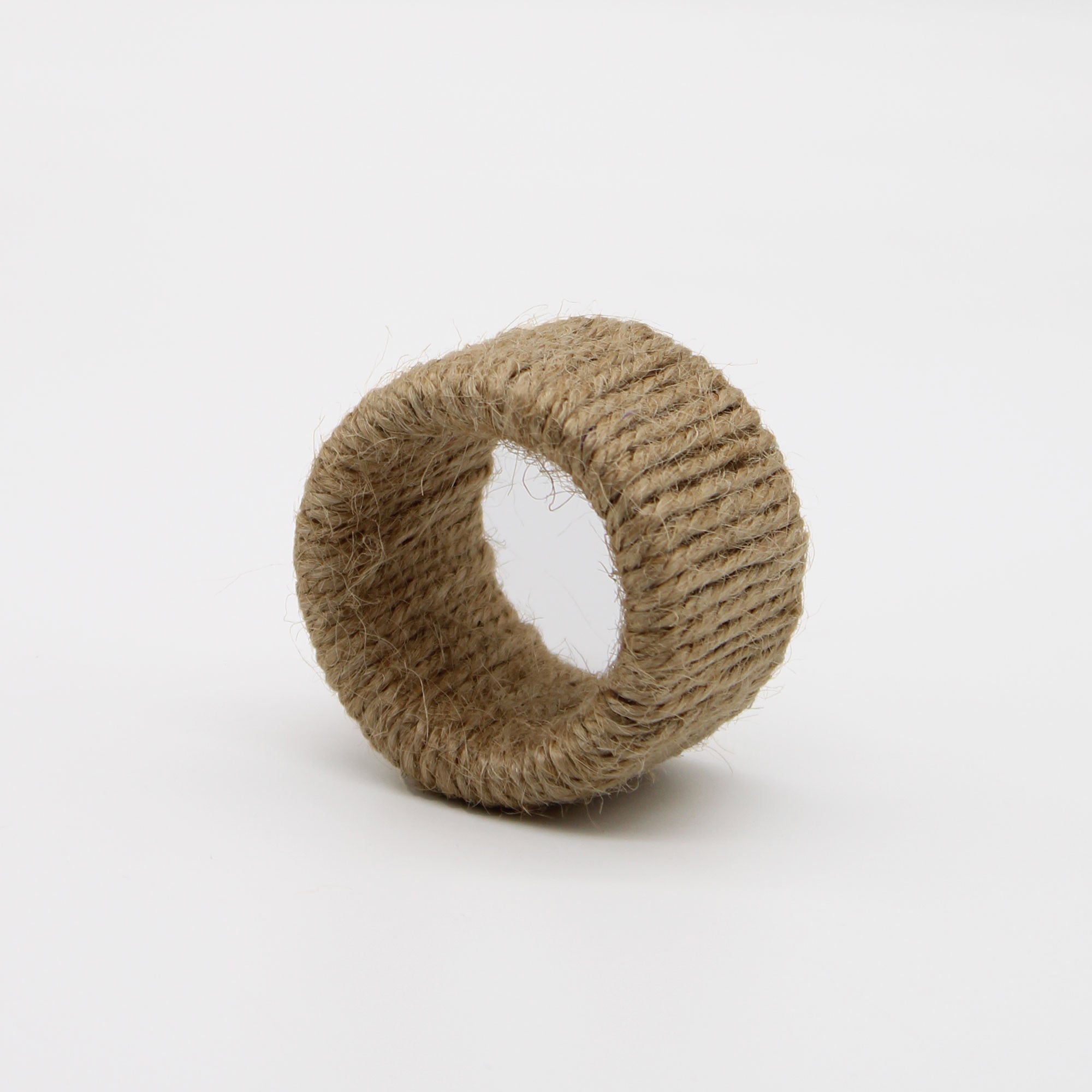 10 Pack Round String Jute Burlap Napkin Rings