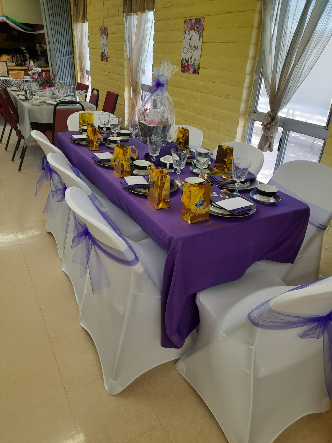 Polyester Tablecloths Purple