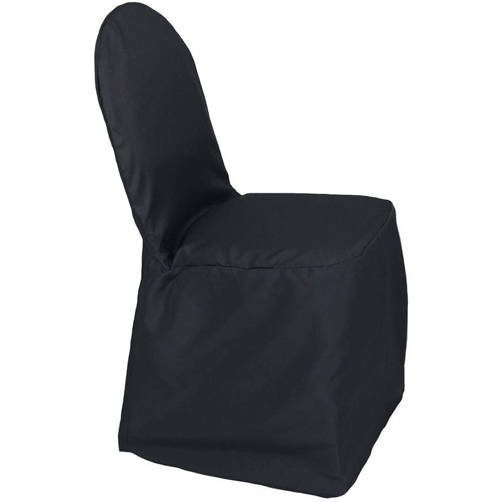 Polyester Banquet Chair Covers Black