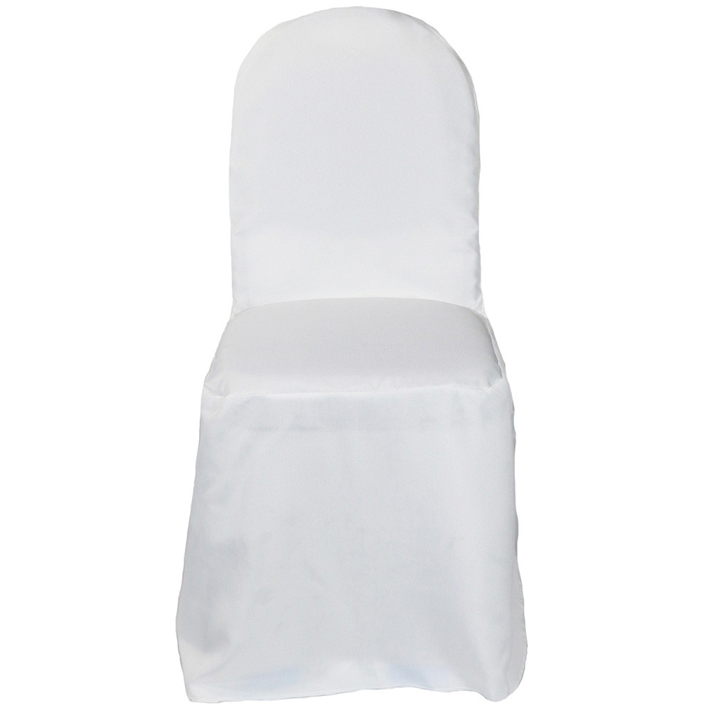 Wholesale Polyester Banquet Chair Covers White