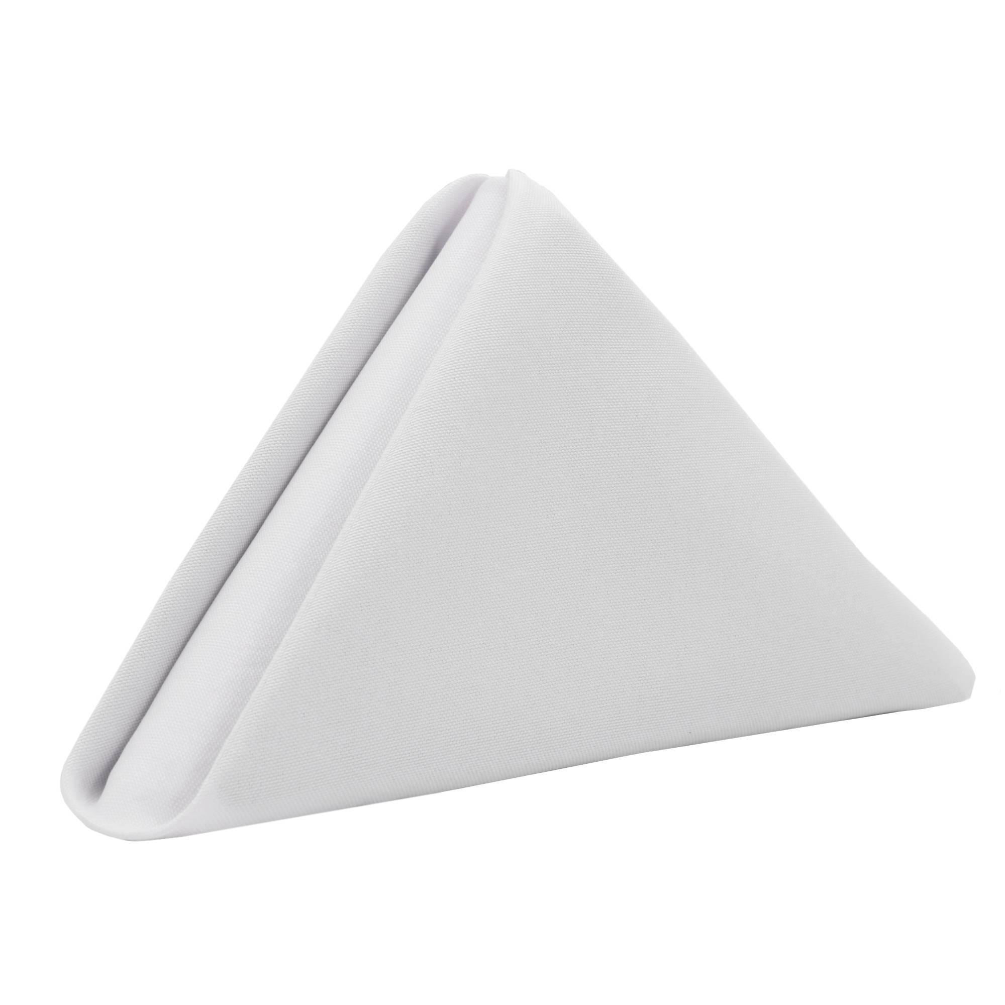 20 inch Polyester Cloth Napkins White