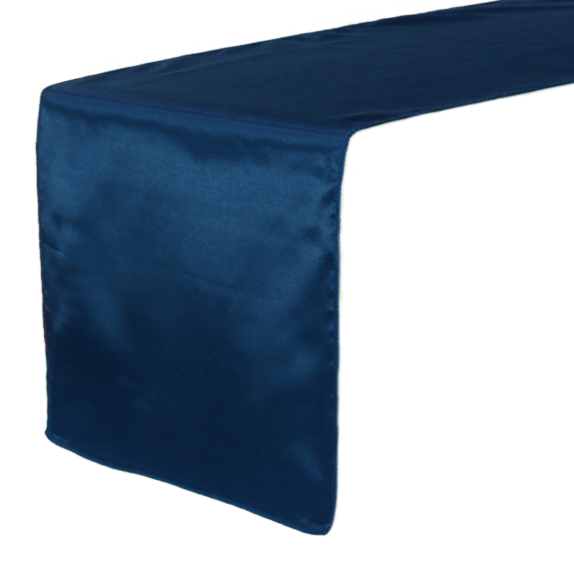 14 x 108 inch Satin Table Runners Navy Blue