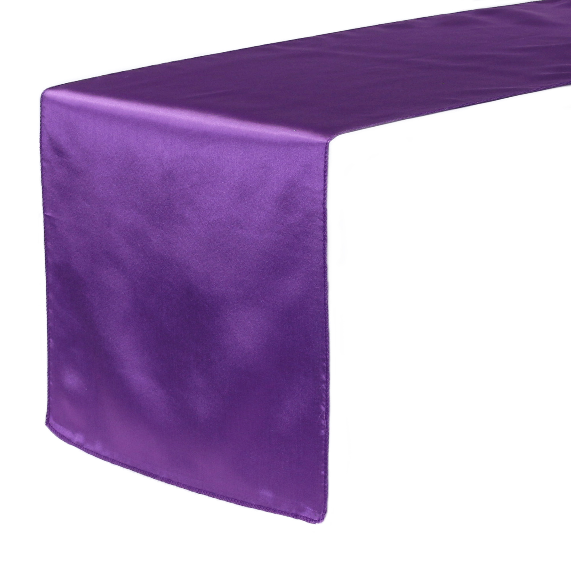 14 x 108 inch Satin Table Runners Purple