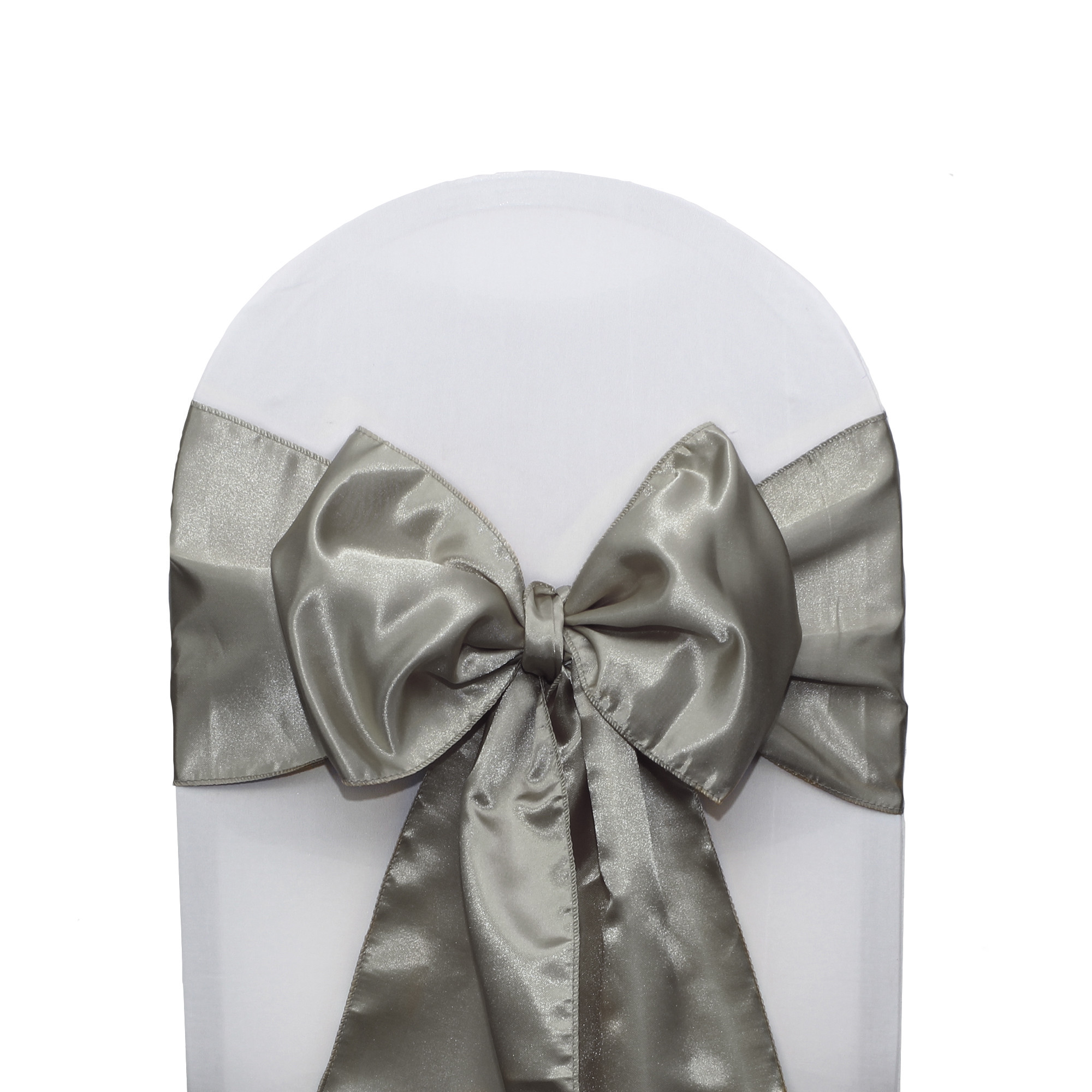 Satin Sashes dark silver