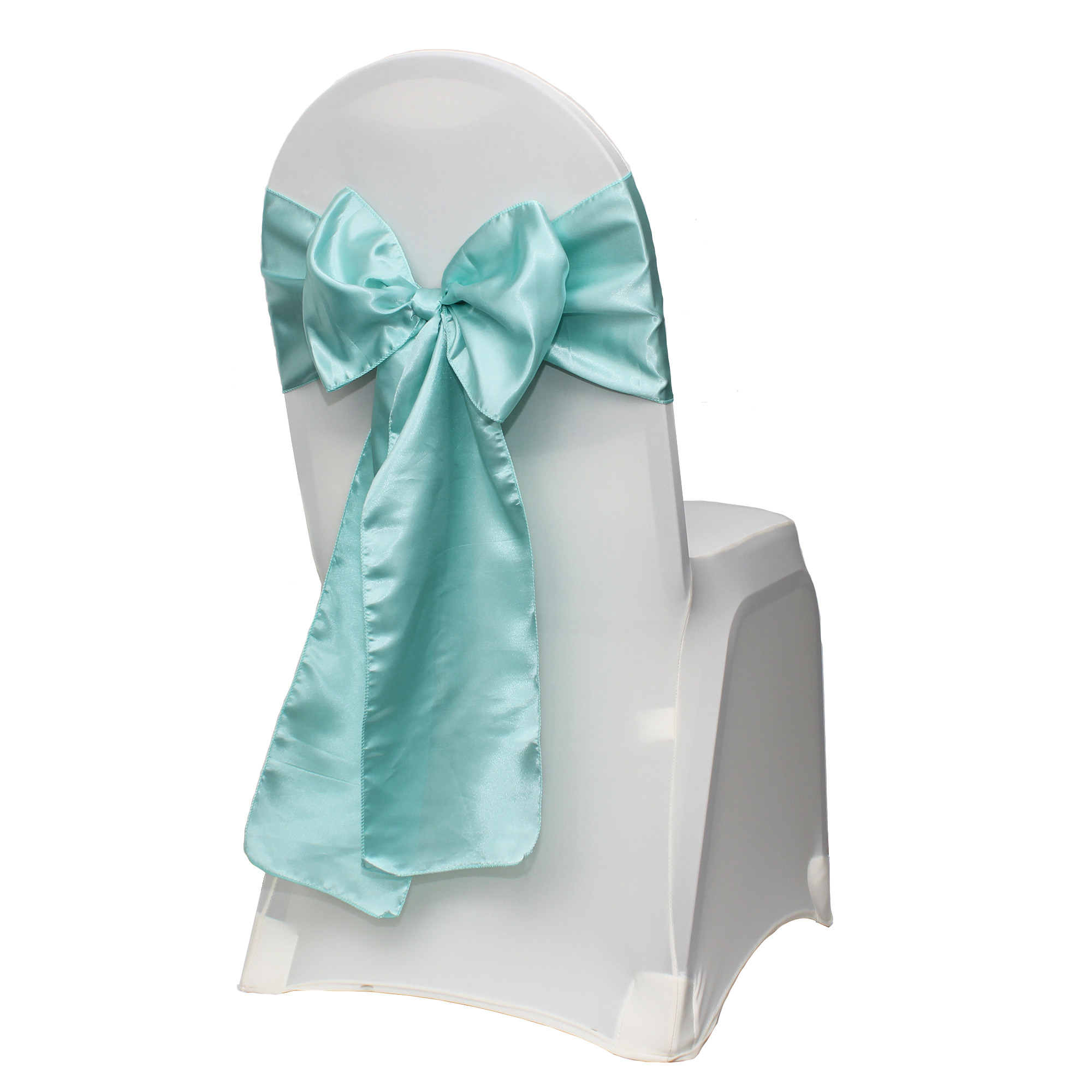 tiffany sashes on banquet chairs