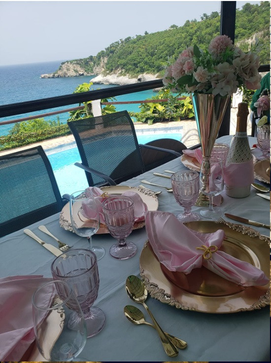 pink satin napkins