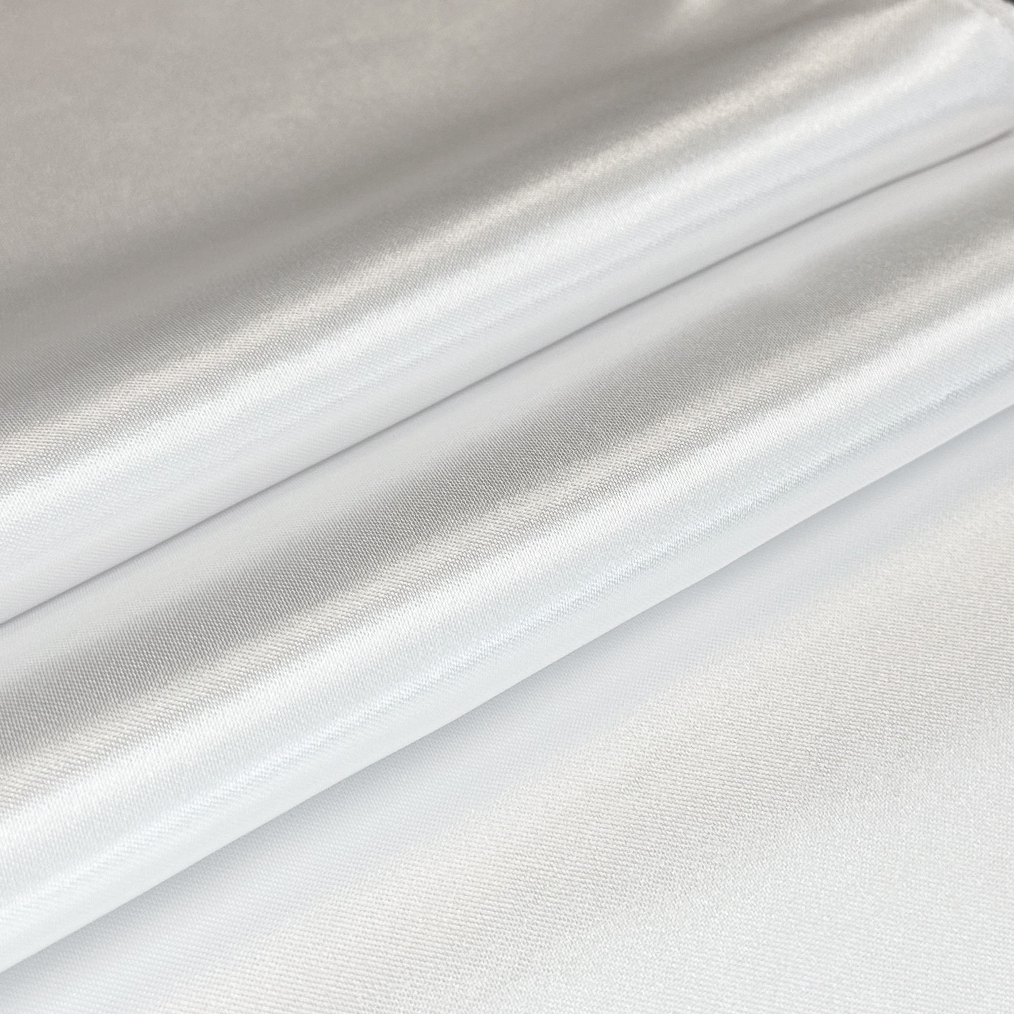 20 inch Satin Cloth Napkins White Swatch