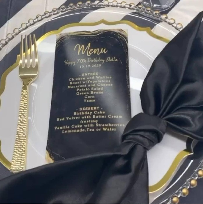 black satin napkins, black wedding napkins