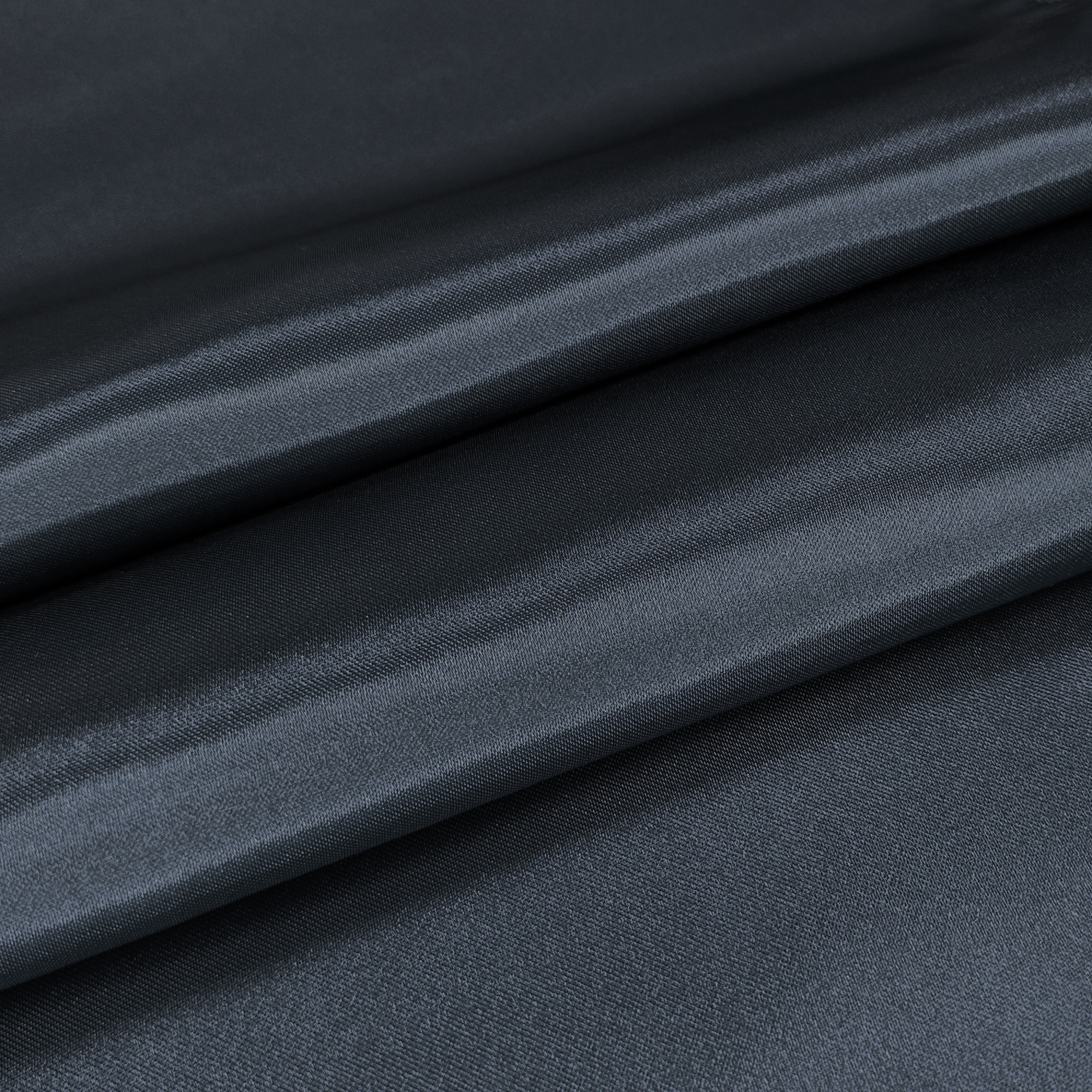 20 inch Satin Cloth Napkins Black Swatch