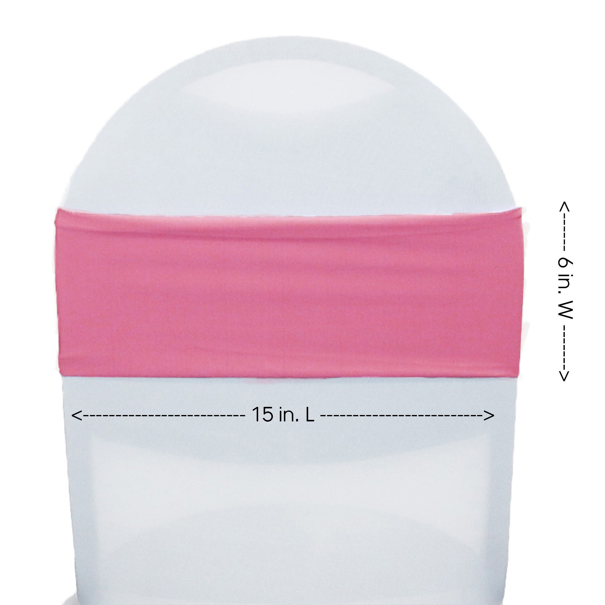 Spandex Bands Fuchsia measurements