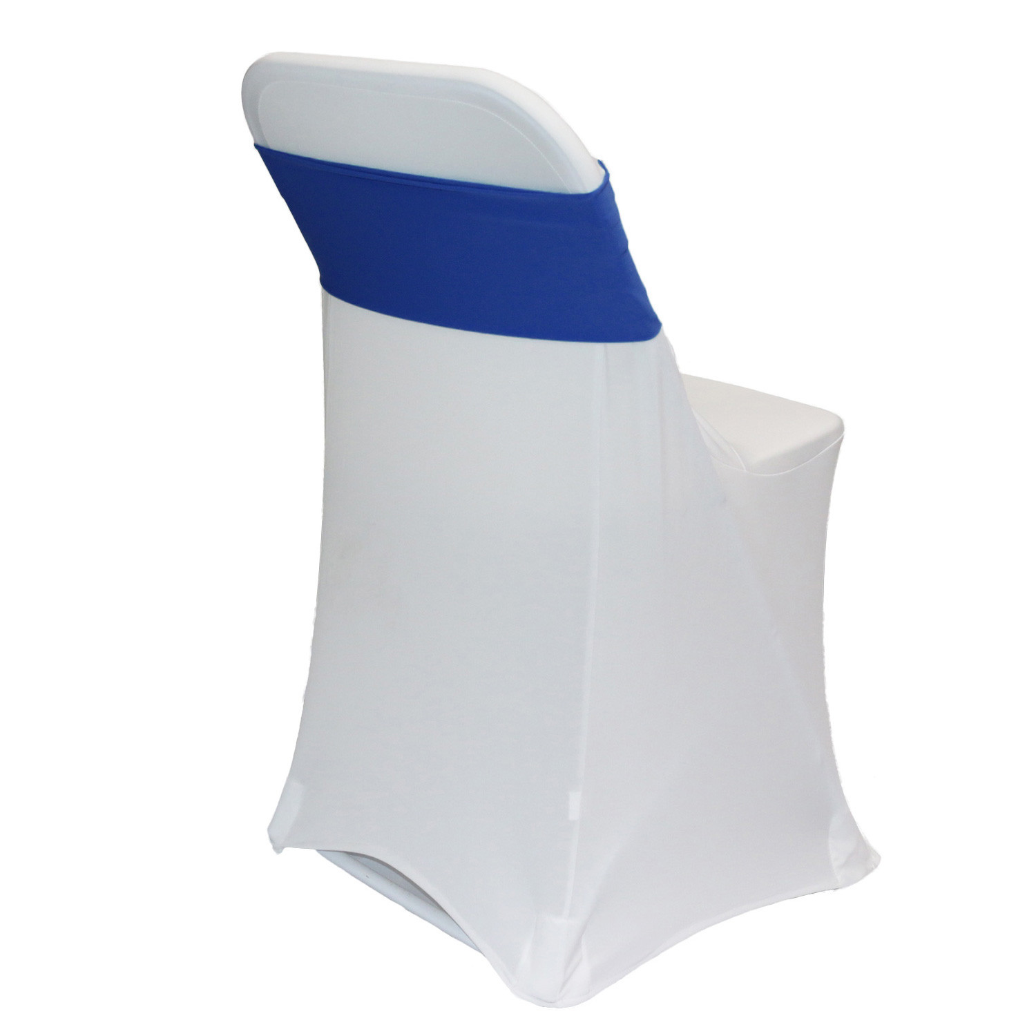 Spandex Chair Sashes Royal Blue