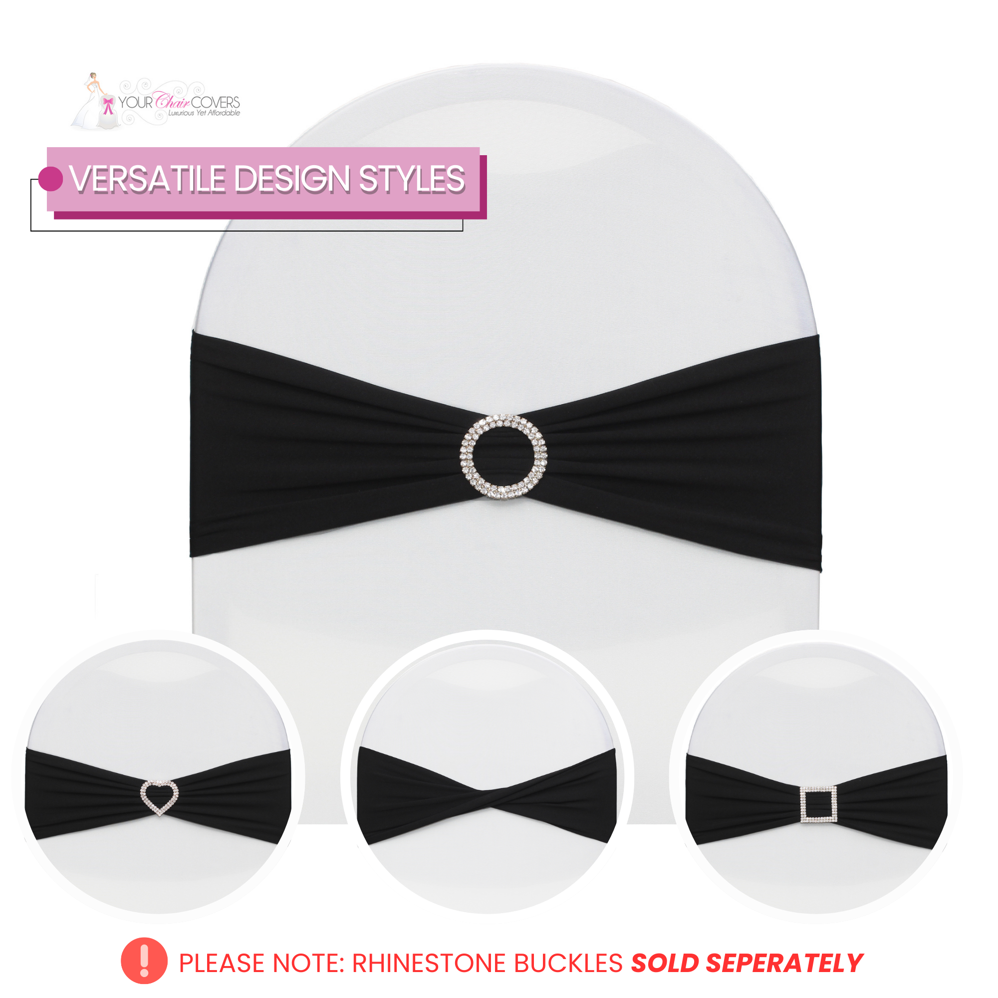 black spandex chair bands designs styles