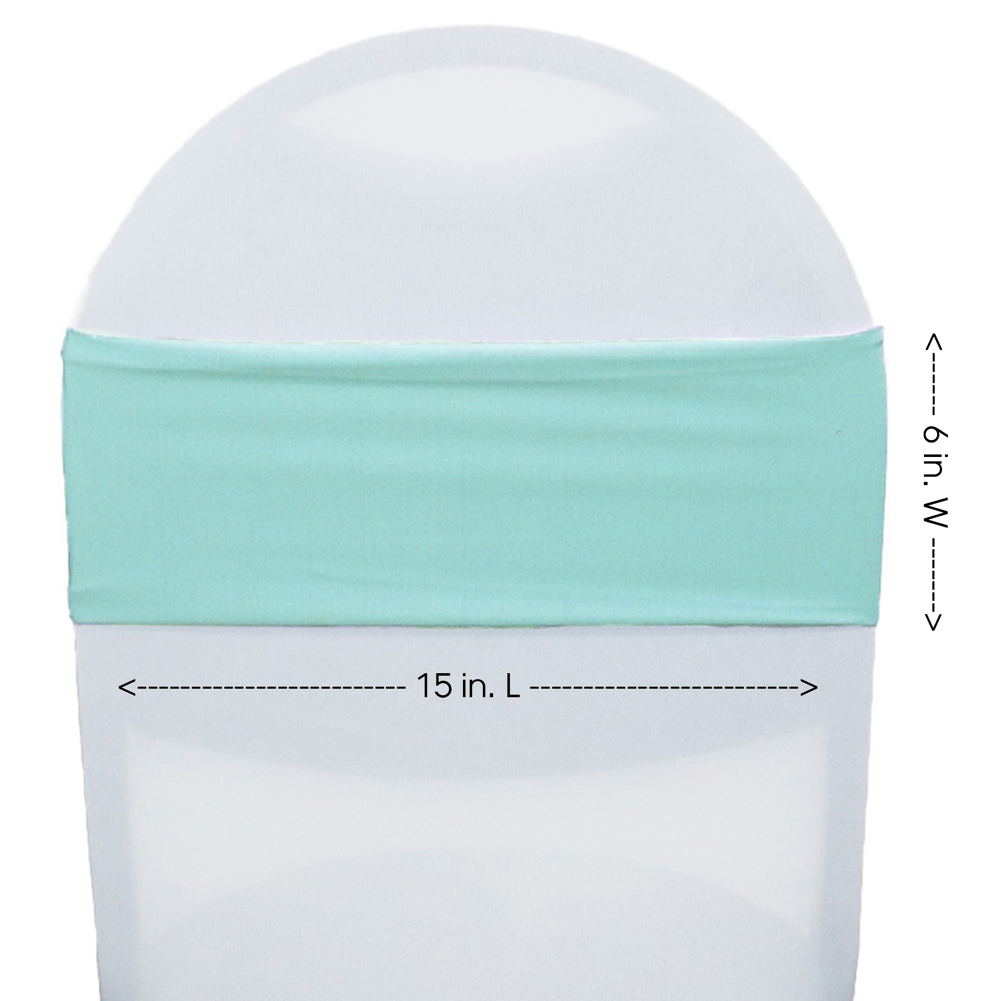 Spandex Chair Sashes Tiffany measurements