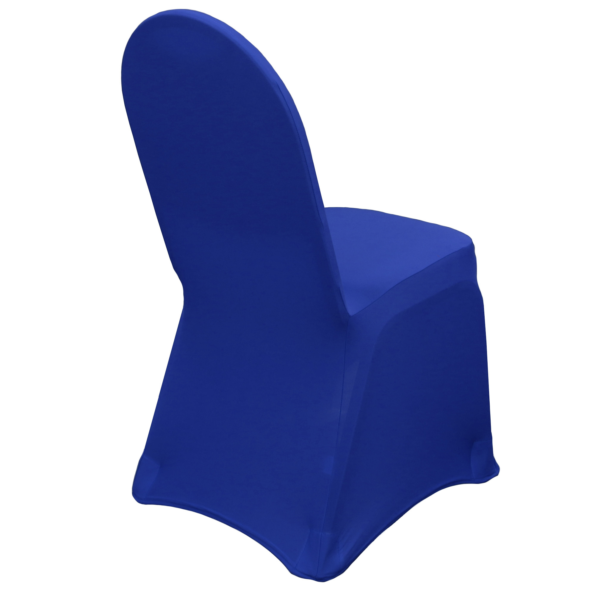 Spandex Banquet Chair Covers Royal Blue side