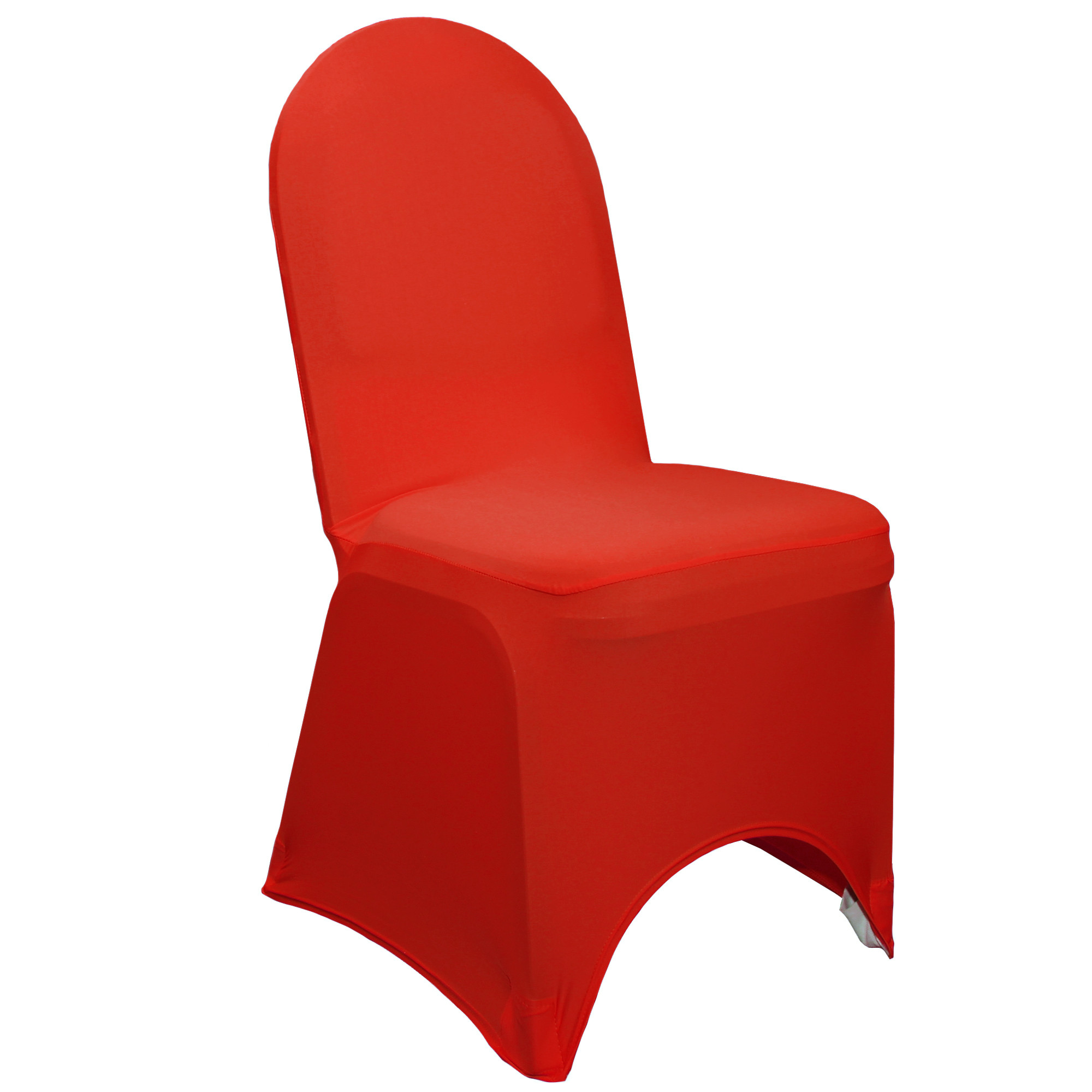 Stretch Spandex Banquet Chair Cover Red Buffalo Plaid | YCC Linens