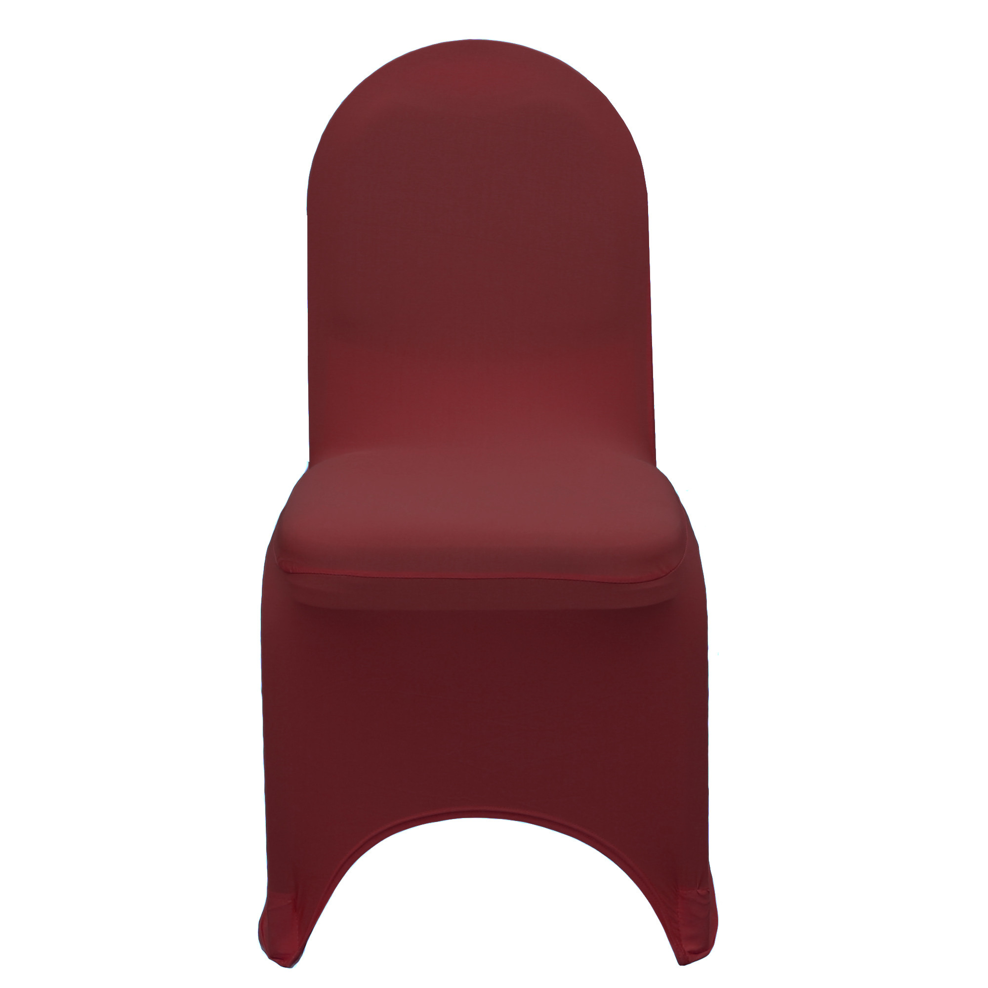 Spandex Banquet Chair Covers Burgundy front