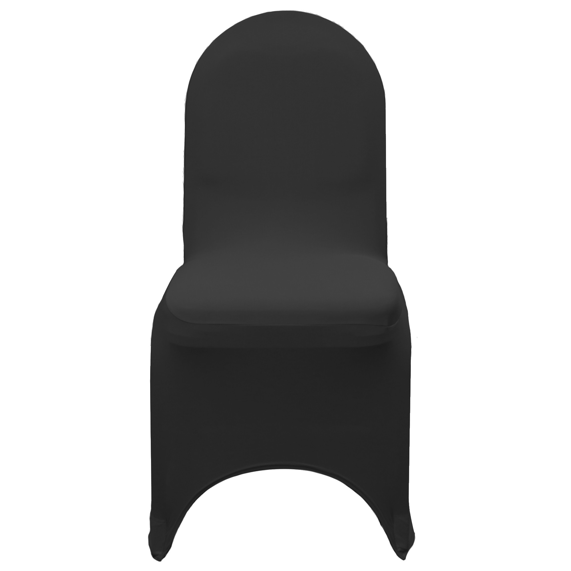 Spandex Banquet Chair Covers Black front