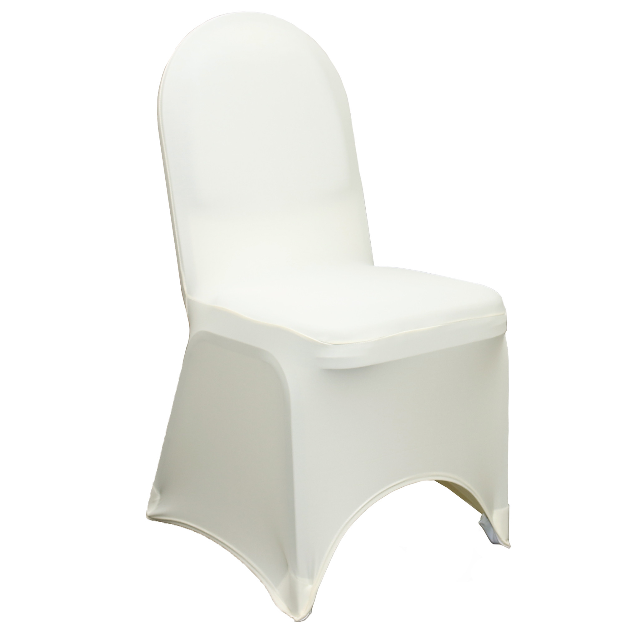 Stretch Spandex Banquet Chair Cover Ivory For Weddings
