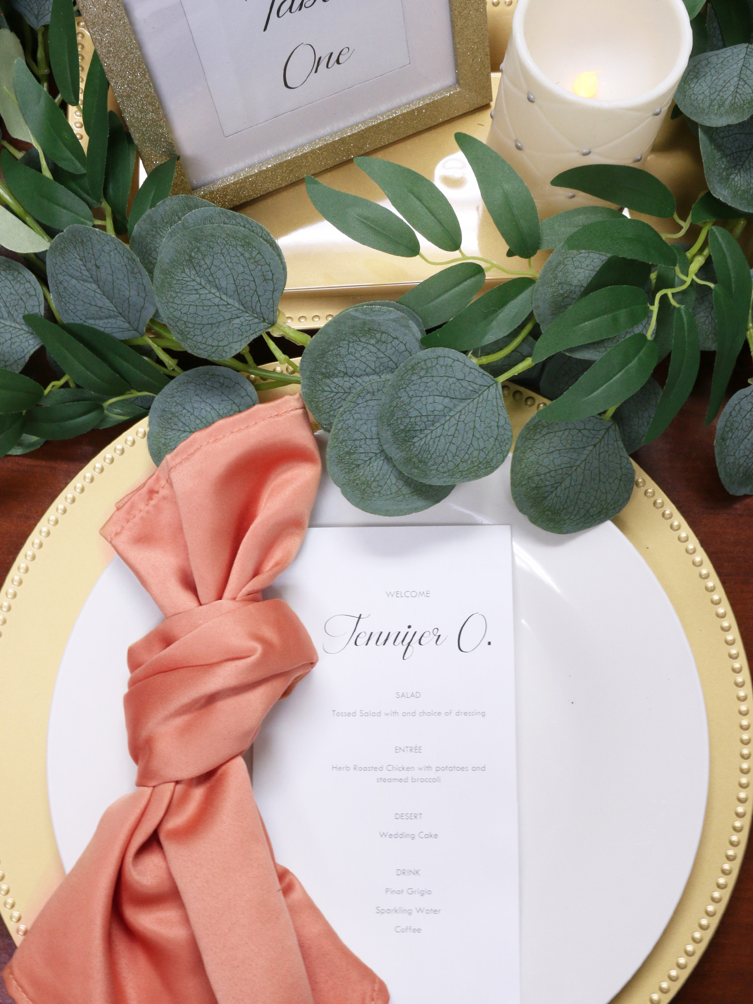 coral lamour napkins