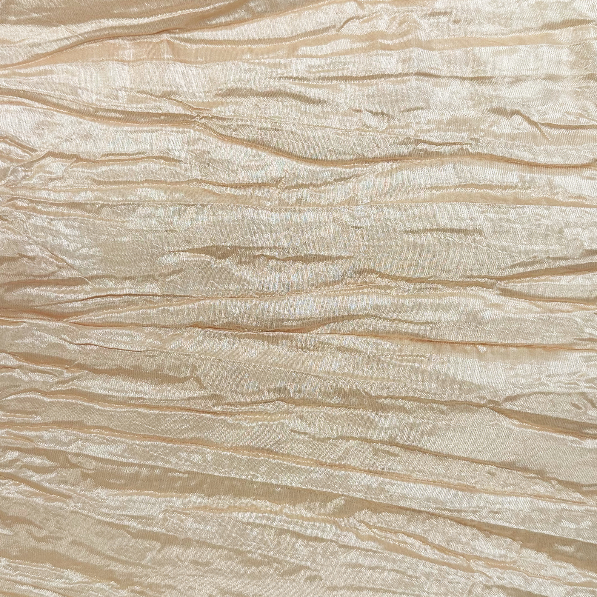 Champagne Table Runners, Crinkle Taffeta Table Runner for Weddings Zoom