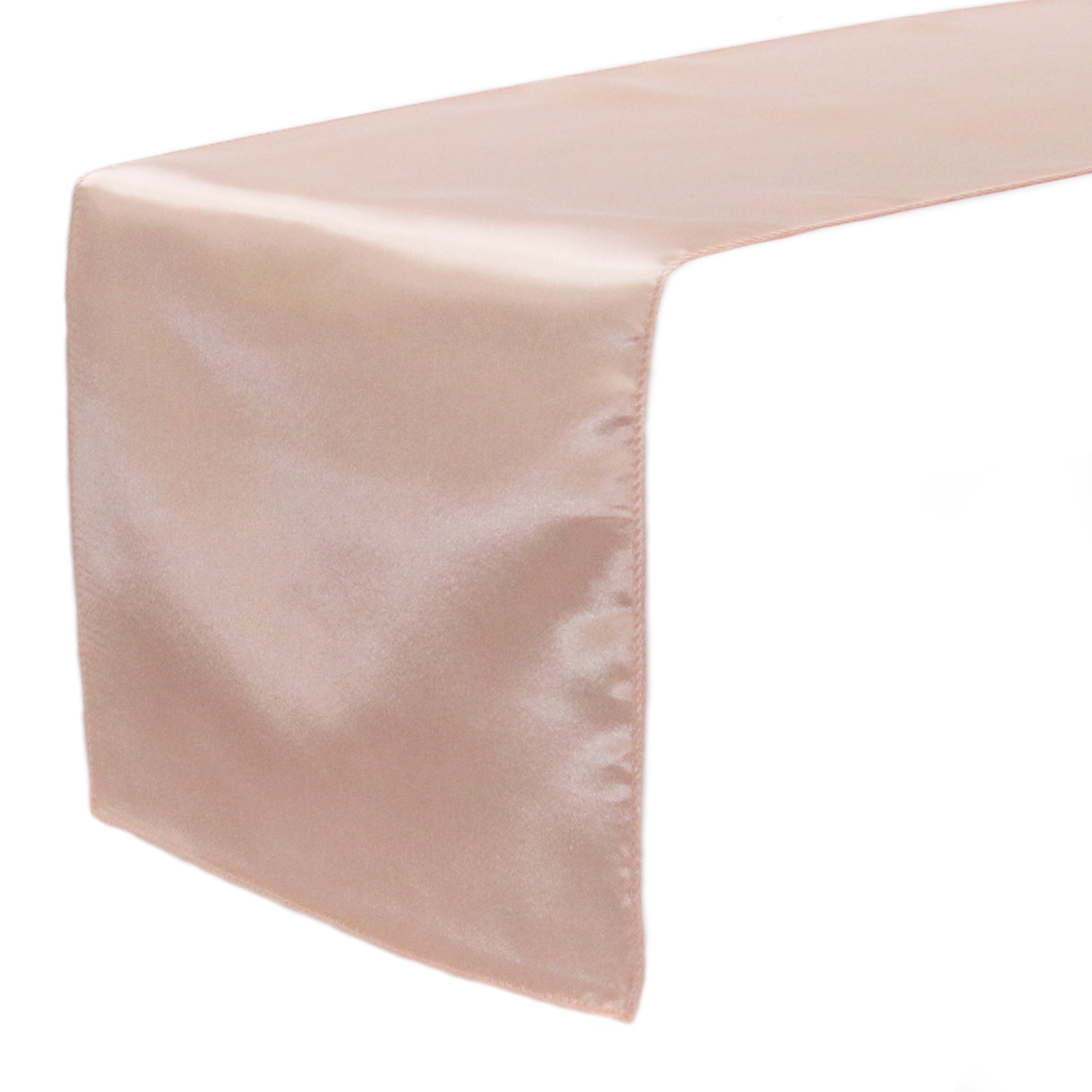14 x 108 inch Satin Table Runners Blush
