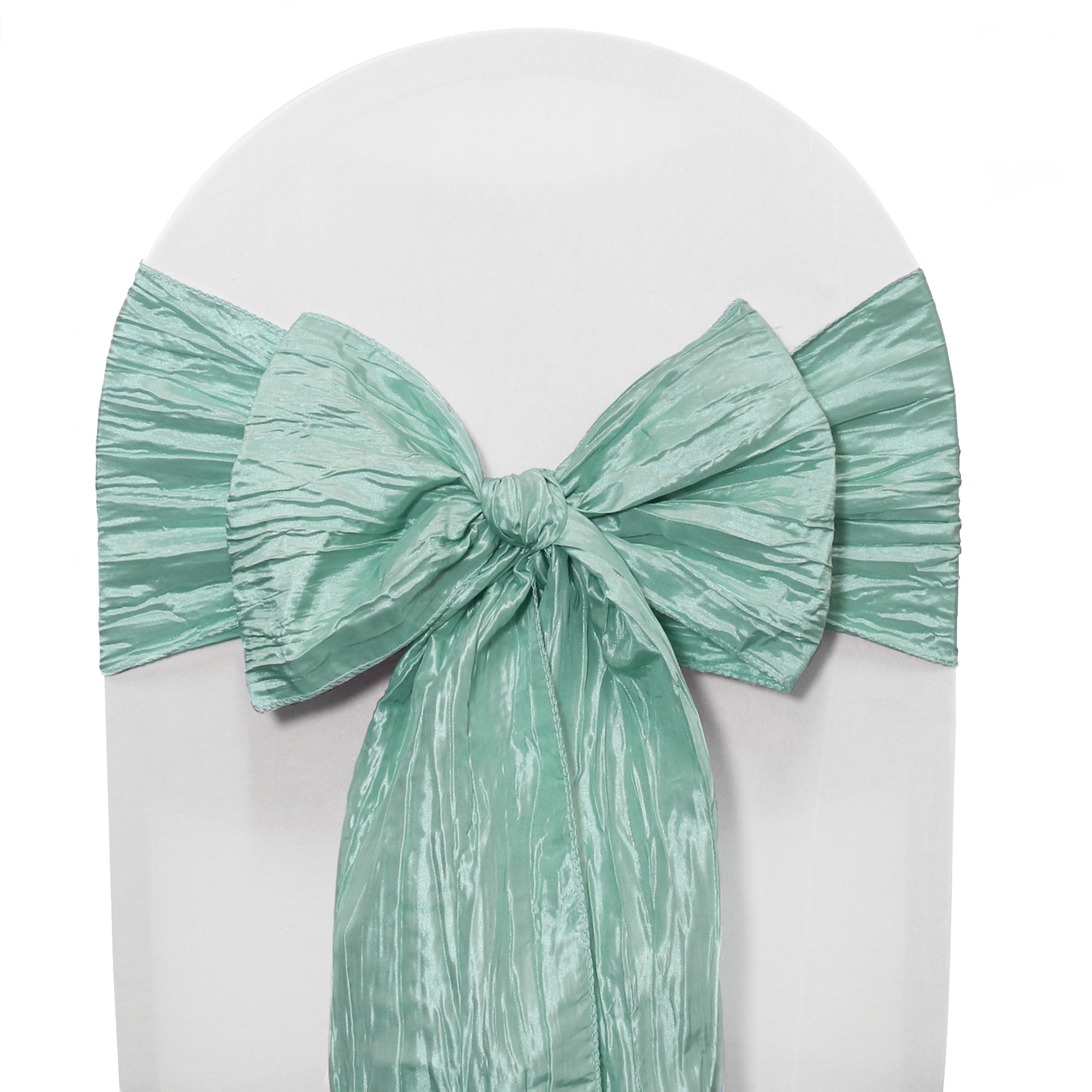 Crinkle Taffeta Chair Sashes Tiffany