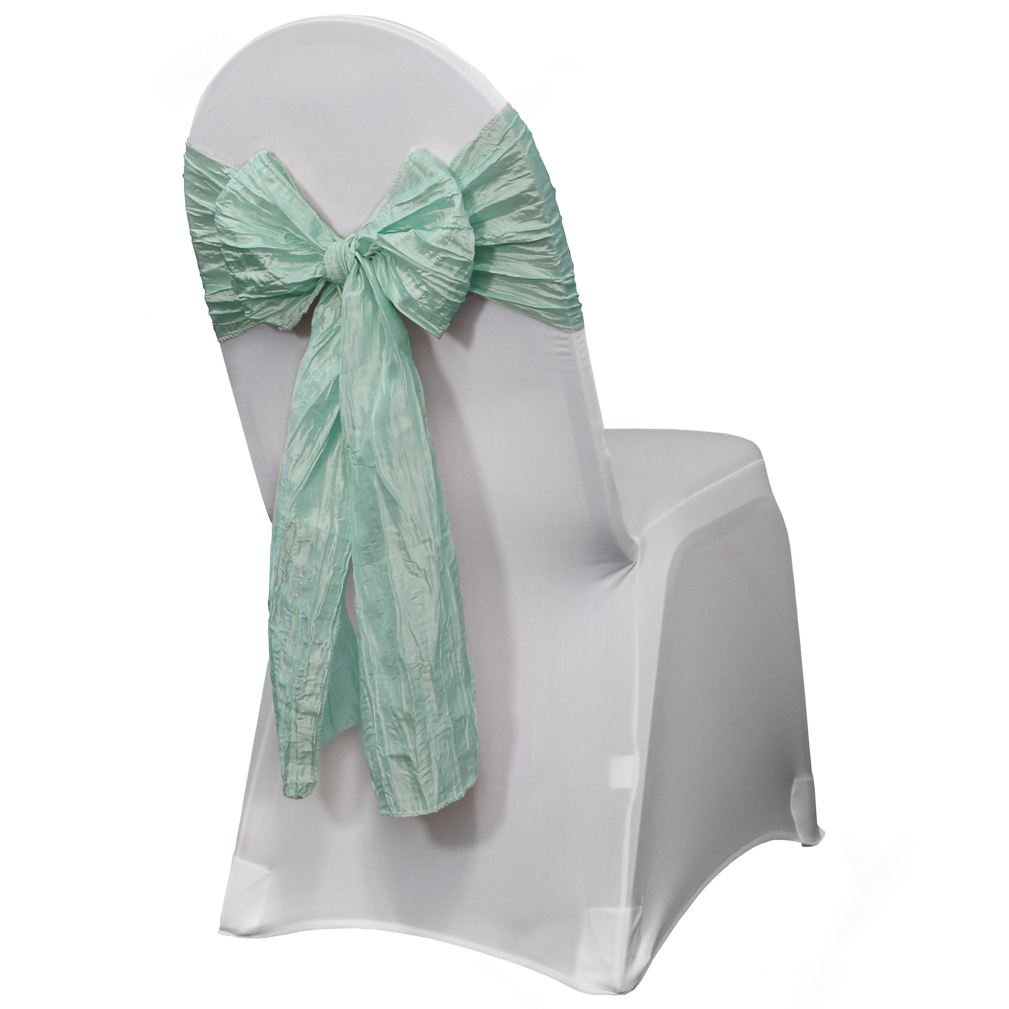 Crinkle Taffeta Chair Sashes Tiffany