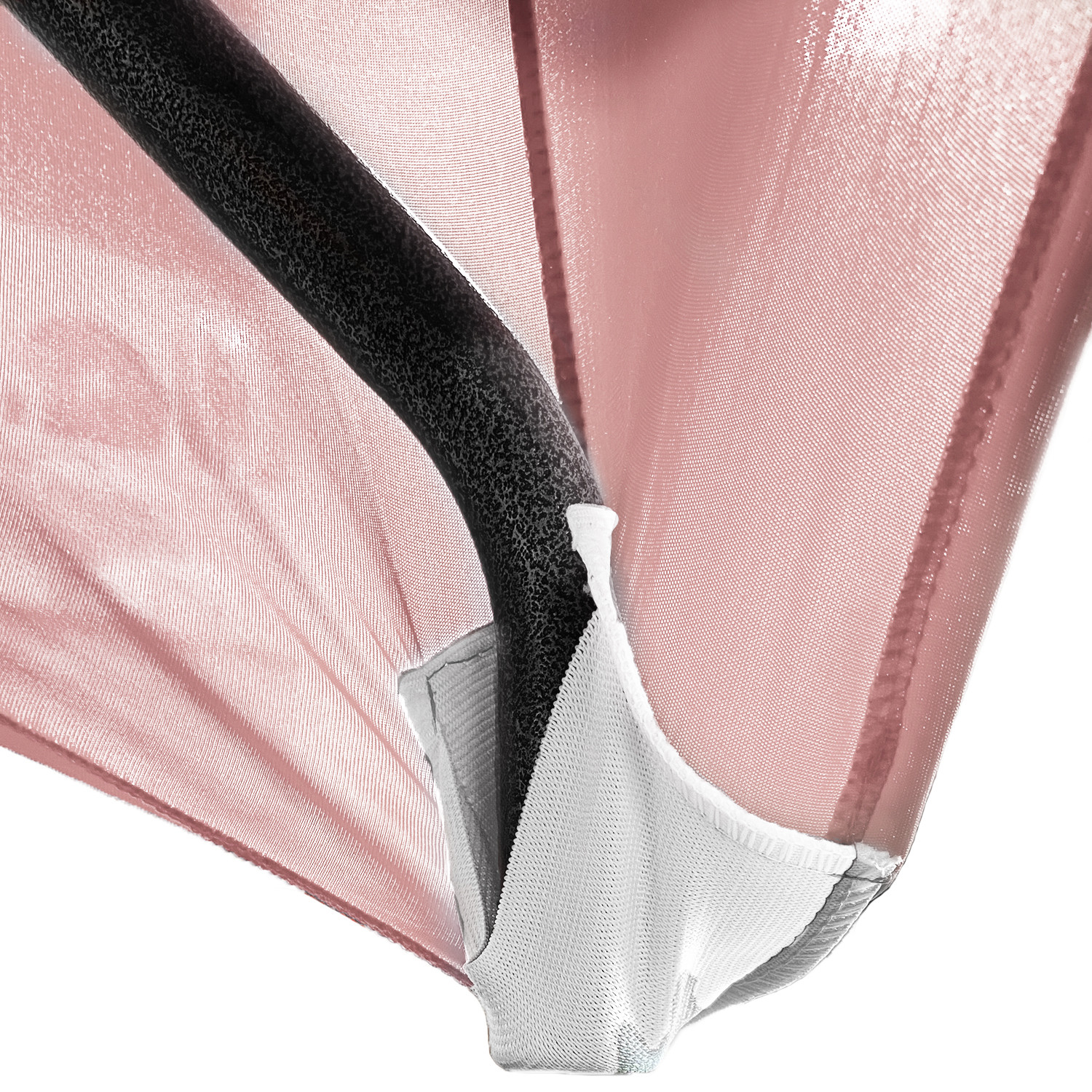 Stretch Spandex 6 ft Rectangular Table Cover Blush Foot Pocket