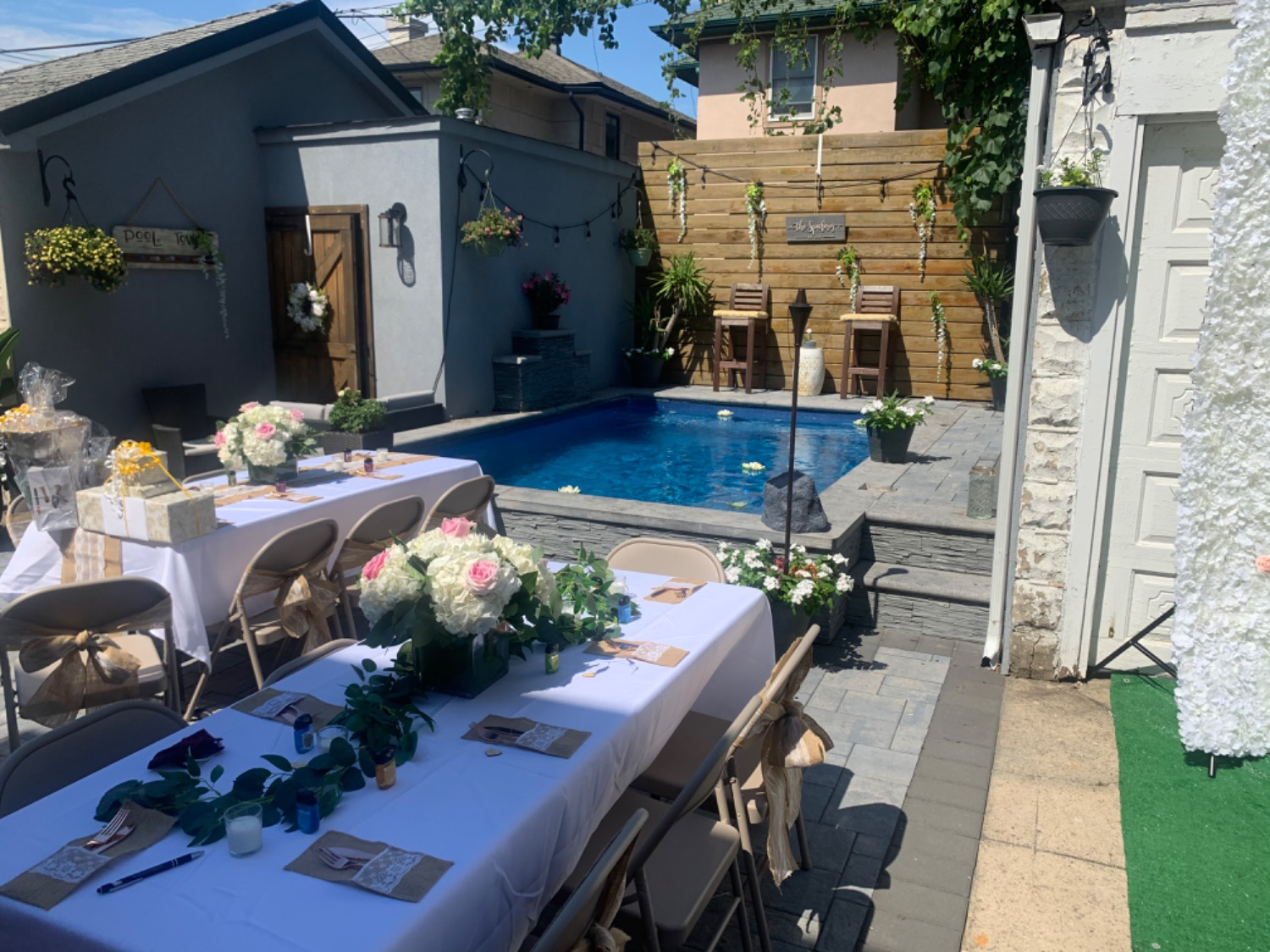 Rectangular Polyester Tablecloth White