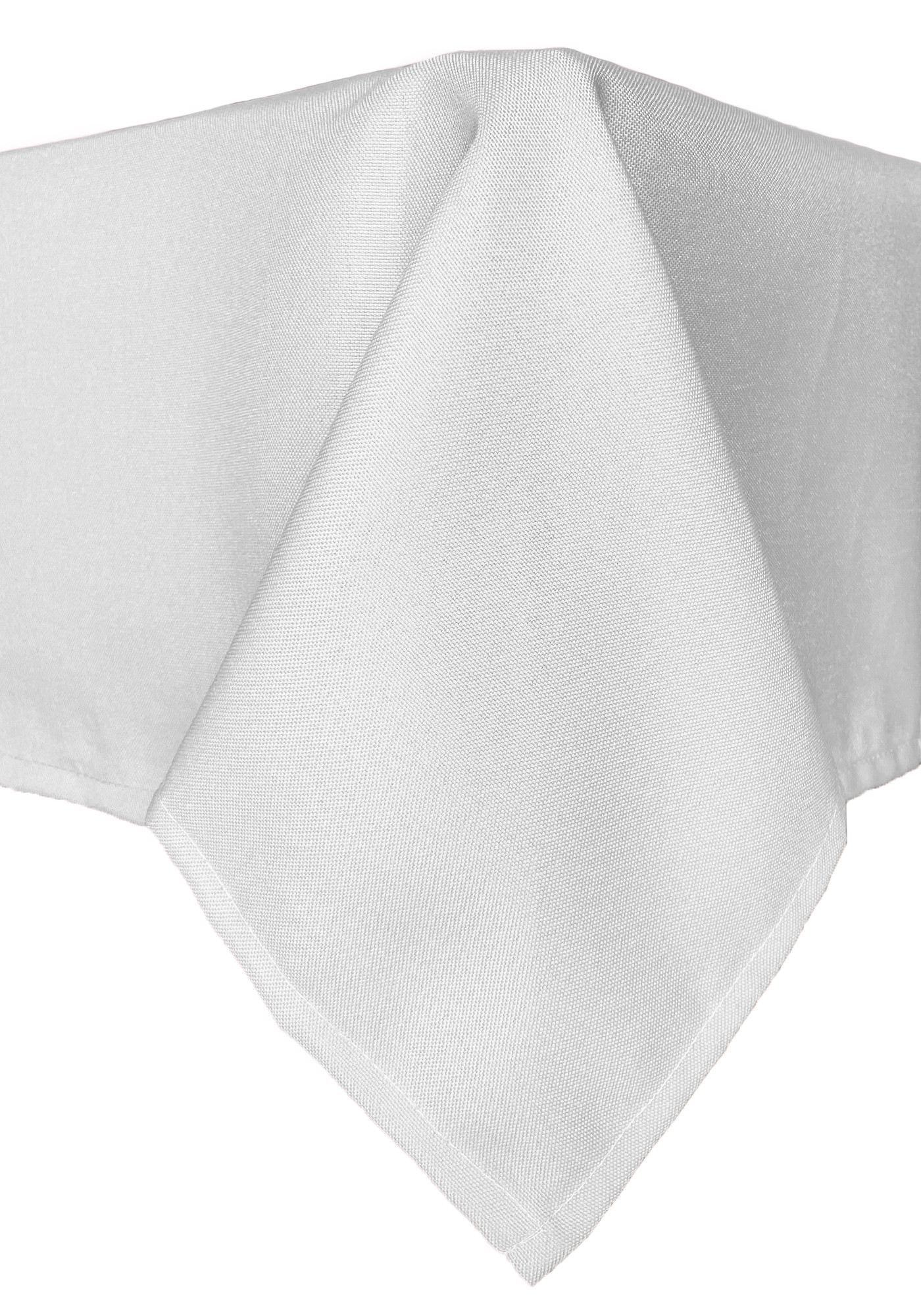 60 x 126 inch Rectangular Polyester Tablecloths White