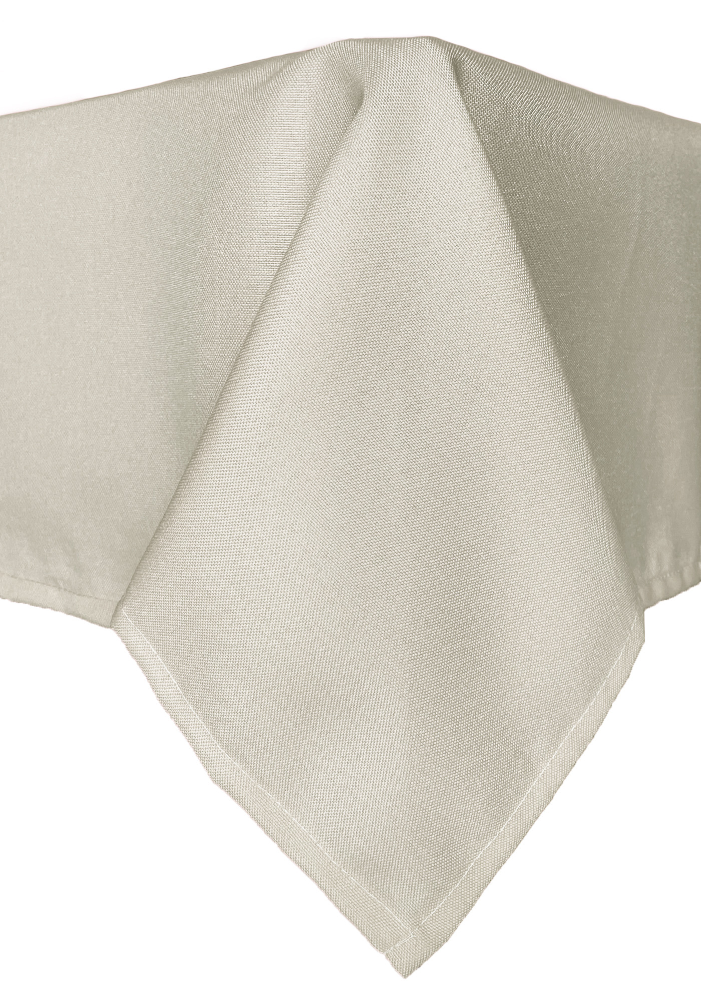 60 x 126 inch Rectangular Polyester Tablecloths Ivory