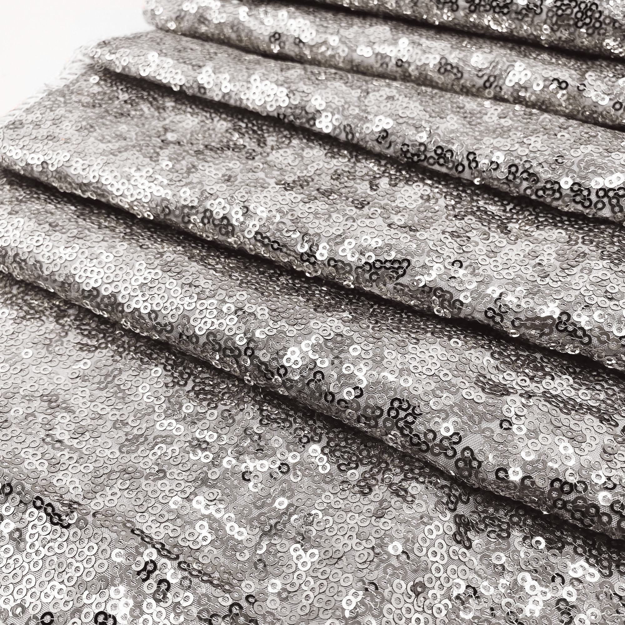 Glitz Sequin Silver Swatch