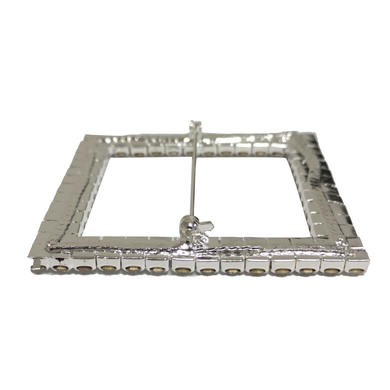 Square Rhinestone Buckle Slider