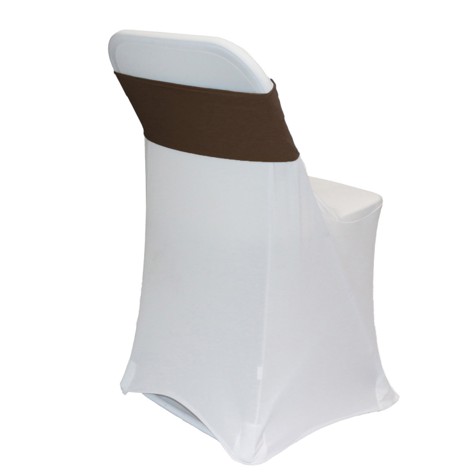 Spandex Chair Sashes Brown