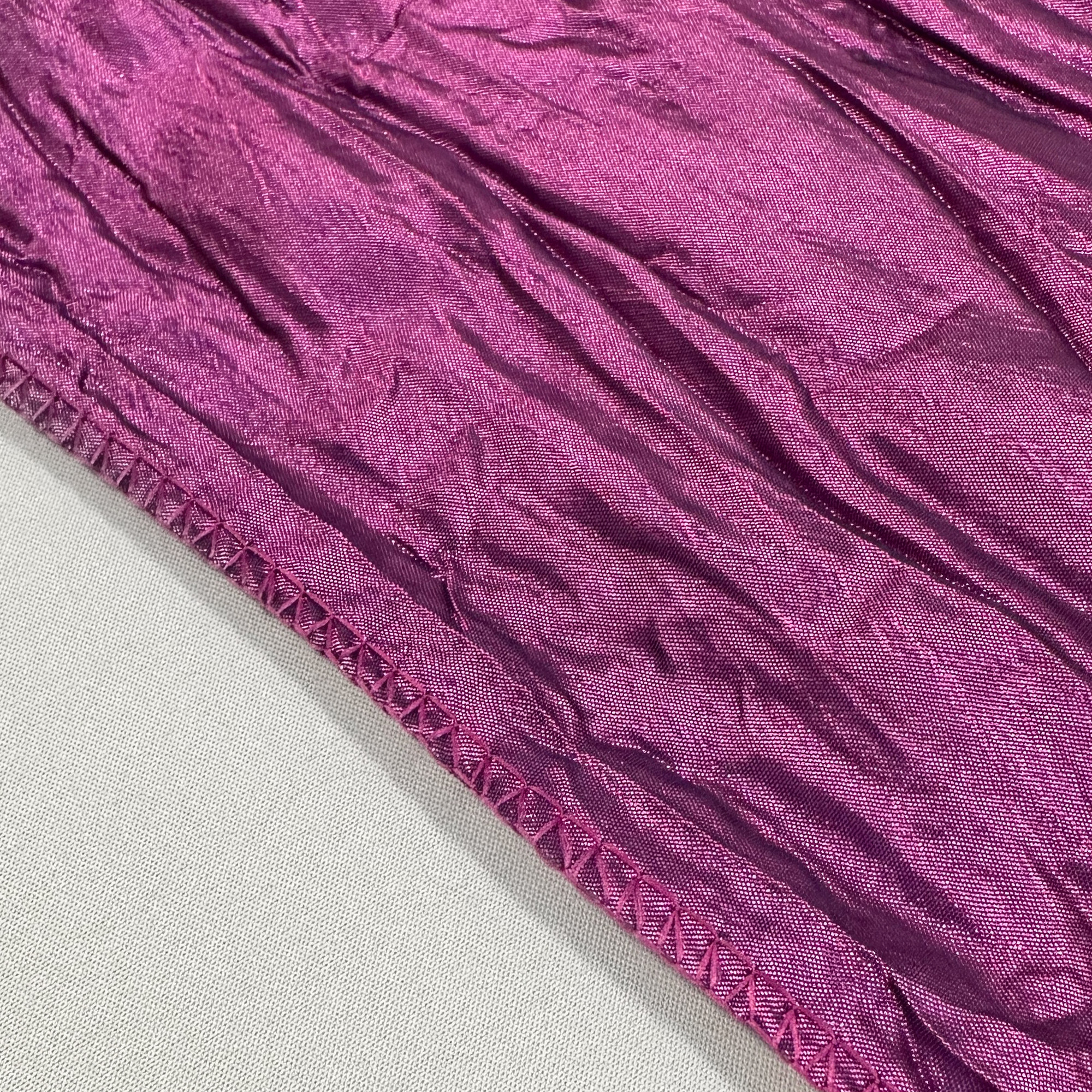 Purple Crinkle Hem