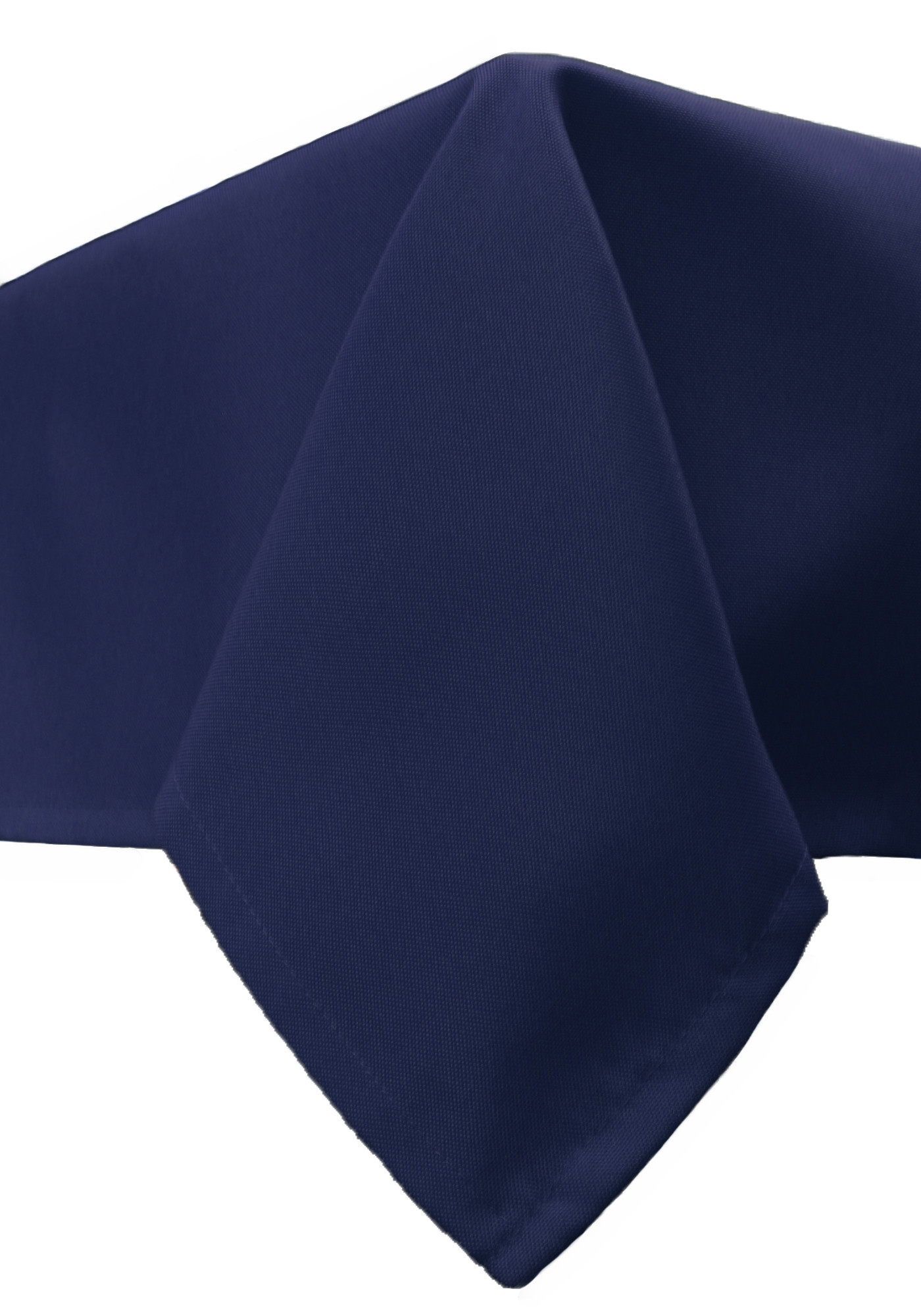 60 x 126 inch Rectangular Polyester Tablecloth Navy Blue