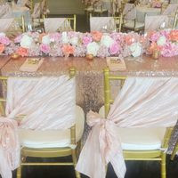 PHOTOS - Beautiful Blush and Sequin Bridal Shower by VAR Events