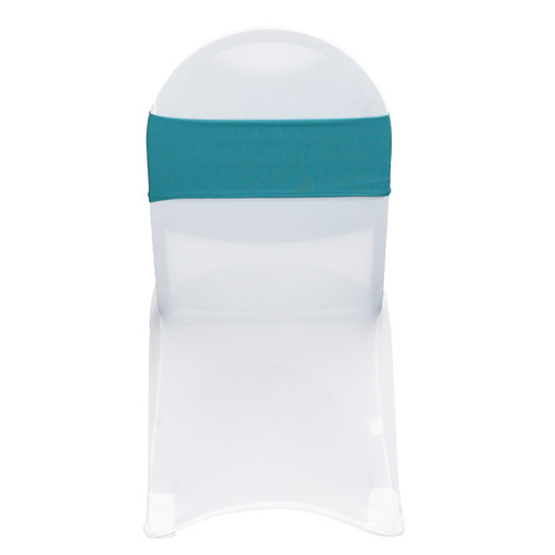 Spandex Banquet Chair Cover in Teal