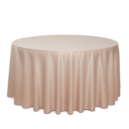 120 Inch Round L'amour Tablecloth Blush
