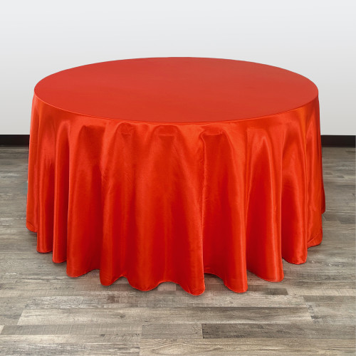 120 inch Round Satin Tablecloth Black 120 inch Round Satin Tablecloth Black