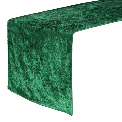 Velvet 120 Round Tablecloth - Emerald Green - CV Linens