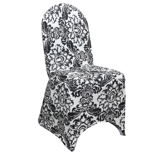 Stretch Spandex Banquet Chair Cover Damask