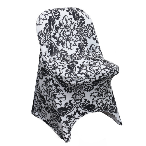 Stretch Spandex Folding Chair Cover Damask