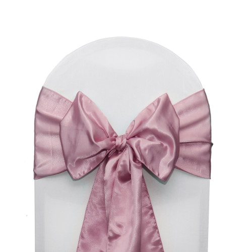 Satin Sashes Dusty Rose