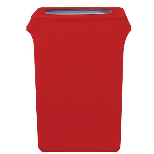 23 Gallon Spandex Slim Jim Narrow Trash Can Cover Red 23 Gallon Spandex Slim Jim Narrow Trash Can Cover Red