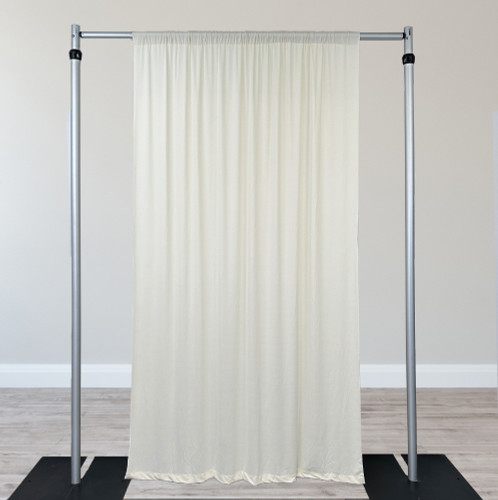 Stretch Spandex 10ft x 60" Drape/Backdrop Ivory Stretch Spandex 10ft x 60" Drape/Backdrop Ivory