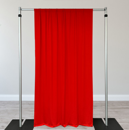 Stretch Spandex 10ft x 60" Drape/Backdrop Red Stretch Spandex 10ft x 60" Drape/Backdrop Red